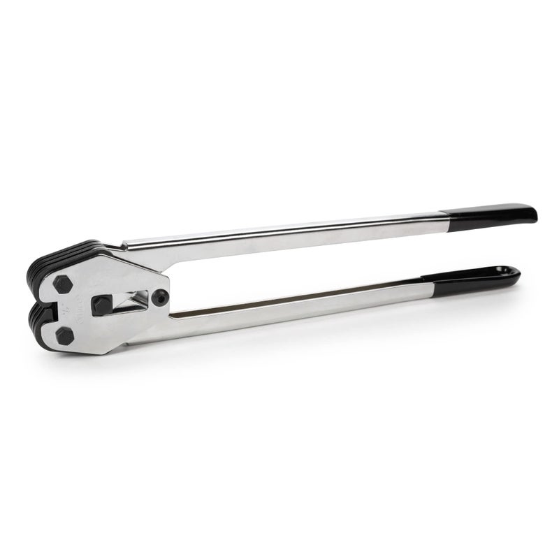 IDL Packaging C-5004 Regular-Duty Strapping Sealer/Crimper for 1/2" Polyester (PET) Strapping - Less Effort in Closing The Seal with Long Handles - Heat-Treated Wearing Steel Parts - Image 1